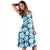 Hawaii Hibiscus White Midi Dress - Polynesian Pride