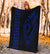 Hawaii Kakau Makau Fish Hook Polynesian Premium Blanket - Blue - Polynesian Pride