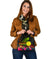 Palau Polynesian Shoulder Handbag - Hibiscus and Banana Leaves - Polynesian Pride