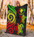 Polynesian Hawaii Premium Blanket - Reggae Tentacle Turtle - Polynesian Pride