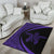 Hawaii Turtle Polynesian Area Rug Circle Style Purple - Polynesian Pride