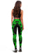 Pohnpei Women Leggings Polynesian Pattern Green - Polynesian Pride