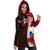 Philippines Polynesian Hoodie Dress - Coat Of Arm With Hibiscus - Polynesian Pride