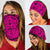 Hawaiian Polynesian Tatau Turtle Pink Bandana 3 - Pack One Size Pink - Polynesian Pride