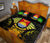 Kiribati Polynesian Quilt Bed Set Hibiscus Reggae - Polynesian Pride