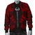 Marquesas Islands Men Bomber Jackets - Polynesian Tattoo Red - Polynesian Pride