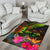 Fiji Polynesian Area Rug - Hibiscus and Banana Leaves - Polynesian Pride