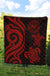 Tahiti Polynesian Premium Quilt - Red Tentacle Turtle - Polynesian Pride