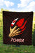 Tonga Premium Quilt - Tonga In Me (Red) - Polynesian Pride