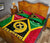 Vanuatu Polynesian Quilt Bed Set - Vanuatu Flag and Coat Of Arms - Polynesian Pride