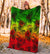 Polynesian Premium Blanket - Reggae Hibiscus Patterns - Polynesian Pride