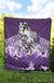 Maori Manaia The Blue Sea Premium Quilt, Purple - Polynesian Pride