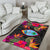 Guam Area Rugs Hibiscus Polynesian Pattern - Polynesian Pride