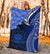 Samoa Premium Blanket - Samoa Seal Wave Style (Blue) - Polynesian Pride