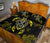 Hawaii Polynesian Turtle Quilt Bed Set Flow Of Turtle Yellow - Polynesian Pride