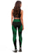 Turtle Polynesian Green Leggings - Diamond Style - Polynesian Pride