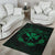 Hawaii Kanaka Turtle Hibiscus Polynesian Rug - Anthea Style Green - Polynesian Pride