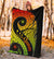 Guam Premium Blanket - Guam Polynesian Decorative Patterns - Polynesian Pride