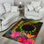 Cook Islands Polynesian Area Rug - Hibiscus and Banana Leaves - Polynesian Pride