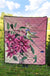 Hawaii Clematis Humming Bird Premium Quilt - Polynesian Pride