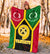 Vanuatu Polynesian Premium Blanket - Vanuatu Flag and Coat Of Arms - Polynesian Pride