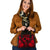 Tonga Polynesian Shoulder Handbag - Tonga Red Seal with Polynesian tattoo One Size Red - Polynesian Pride