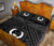 Pohnpei Quilt Bed Set - Pohnpei Seal With Polynesian Tattoo Style ( Black) - Polynesian Pride