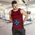 Samoa Men's Tank Top - Samoa Coat Of Arms, Polynesian Tattoo Red - Polynesian Pride