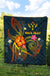 Kosrae Polynesian Personalised Premium Quilt - Legend of Kosrae (Blue) - Polynesian Pride