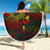 American Samoa Polynesia Beach Blanket Turtle Hibiscus Reggae - Polynesian Pride