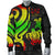 Fiji Polynesian Men Bomber Jacket - Reggae Tentacle Turtle Crest - Polynesian Pride