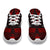 Gambier Islands Sport Sneakers - Polynesian Tattoo Red - Polynesian Pride