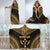 Kosrae Polynesian Chief Hooded Blanket - Gold Version - Polynesian Pride