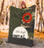 Anzac Maori Premium Blanket Camo Lest For Get - Polynesian Pride