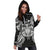 Hawaii Turtle Polynesian Hoodie Dress Map Black - Polynesian Pride