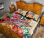 Hawaii Tropical Hibiscus Plumeria Turtle Beige Quilt Bed Set - Polynesian Pride