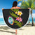 Guam Custom Personalised Beach Blanket - Plumeria Tribal - Polynesian Pride