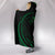 Kanaka Hooded Blanket - Green - Frida Style - Polynesian Pride