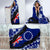 Cook Islands Flag Hooded Blanket - Nora Style - Polynesian Pride