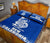 New Caledonia Quilt Bed Set - New Caledonia Coat Of Arms Polynesian Tattoo Blue Fog Style - Polynesian Pride