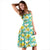 Hawaii Tropical Plumeria Blue Midi Dress - Polynesian Pride