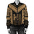 Hawaiian Kanaka Polynesian Women's Bomber Jacket Active Gold - Polynesian Pride