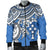 Kosrae Polynesian Bomber Jacket (Men) - Polynesian Turtle - Polynesian Pride