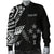 Kosrae Personalised Custom Men's Bomber Jacket - Micronesian Pattern Flash Black - Polynesian Pride