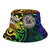 American Samoa Bucket Hat - Rainbow Polynesian Pattern - Polynesian Pride