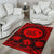 Hawaii Map Honu Hibiscus Polynesian Area Rug AH - Polynesian Pride