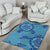 Blue Hawaii Turtle Area Rug - Polynesian Pride