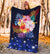 Hawaii Couple Manta Ray Plumeria Hibiscus Tropical Polynesian Premium Blanket - Bling Style - AH - Polynesian Pride