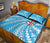 Fiji Quilt Bed Set - Fiji Flag Polynesian Swriling Style - Polynesian Pride