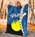 Palau Polynesian Premium Blanket - Tribal Wave Tattoo Flag Style - Polynesian Pride